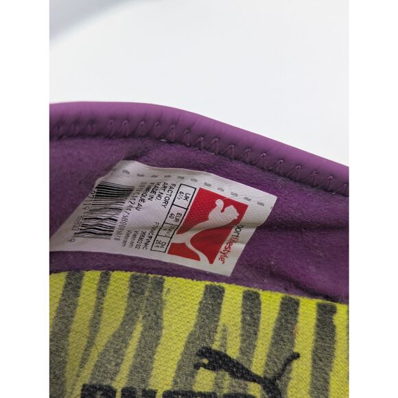 Puma Ballet Flats Puma Sport Lifestyle Bixley Animal Print Shoes Black Size 9 - Picture 5 of 13